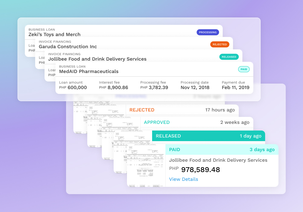 A sample of cross UI for admin and customers